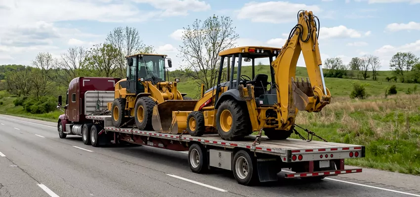 Loader and Backhoe Tractors Transport Georgia